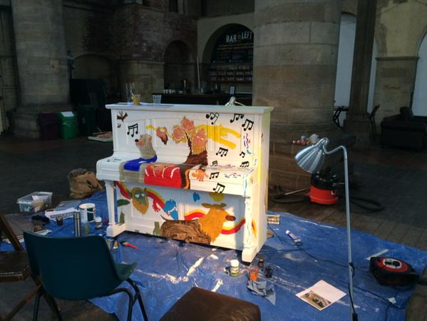 Me and my piano: Piano decorated by @LeftBankLeeds