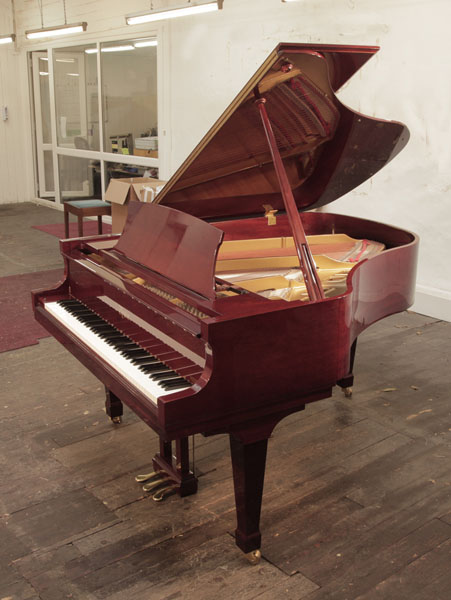 Reconditioned,  1998, Boston GP178 II grand piano for sale with a mahogany gloss case 