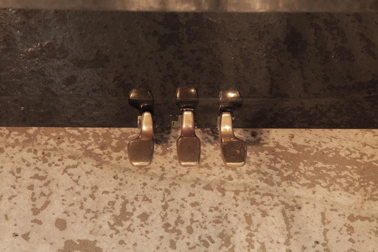 Yamaha brass piano pedals 