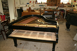 Steinway piano restoration