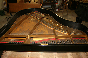 Steinway piano restoration